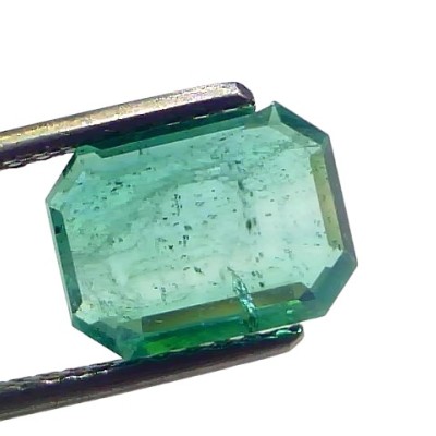 2.92 Ct GII Certified Untreated Natural Zambian Emerald Panna Gemstone 2.92 Ct GII Certified Untreated Natural Zambian Emerald Panna Gemstone