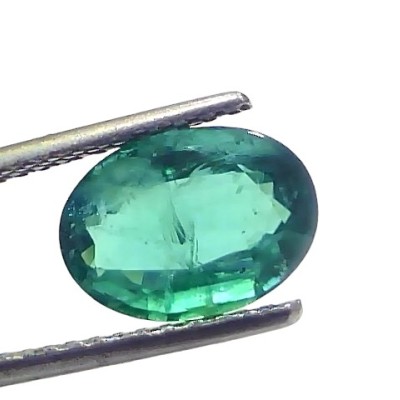 2.93 Ct GII Certified Untreated Natural Zambian Emerald Panna AAA