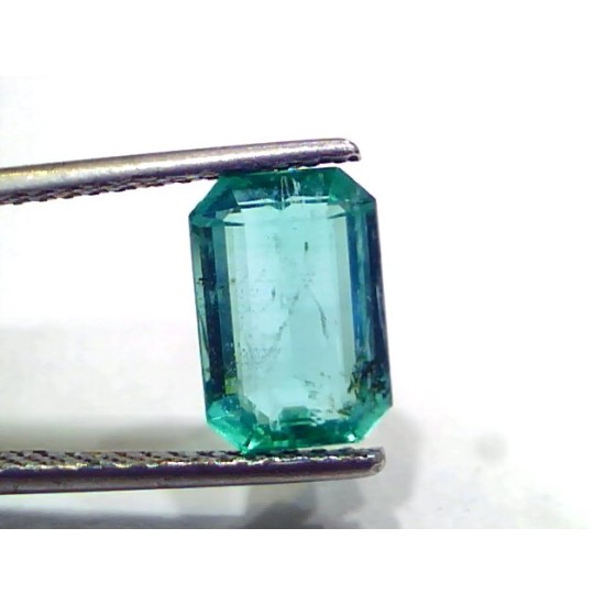 2.93 Ct GII Certified Untreated Natural Zambian Emerald Gems AAAA