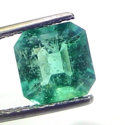 2.96 Ct GII Certified Untreated Natural Zambian Emerald Gemstones