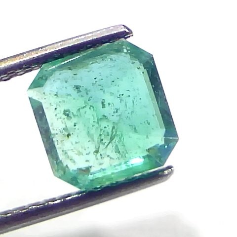 2.96 Ct GII Certified Untreated Natural Zambian Emerald Gemstones
