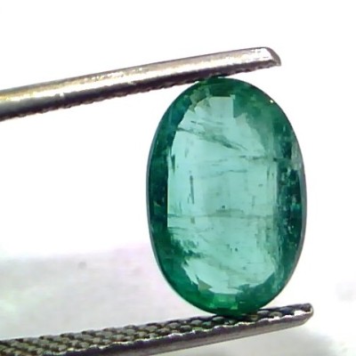 2.97 Ct Untreated Natural Zambian Emerald Gemstone Panna Gems AAAAA