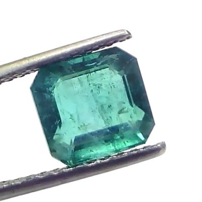 2.97 Ct GII Certified Untreated Natural Zambian Emerald Panna AAA 2.97 Ct GII Certified Untreated Natural Zambian Emerald Panna AAA
