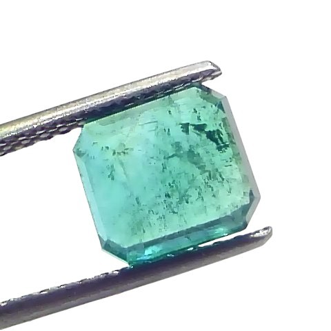 2.97 Ct GII Certified Untreated Natural Zambian Emerald Panna AAA 2.97 Ct GII Certified Untreated Natural Zambian Emerald Panna AAA