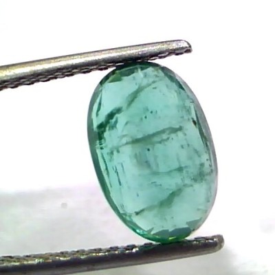 2.97 Ct Untreated Natural Zambian Emerald Gemstone Panna Gems AAAAA