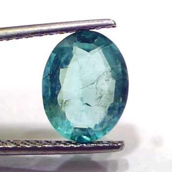 2.98 Ct GII Certified Untreated Natural Zambian Emerald Gems AAAAA