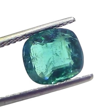 2.99 Ct GII Certified Untreated Natural Zambian Emerald Panna AAA 2.99 Ct GII Certified Untreated Natural Zambian Emerald Panna AAA