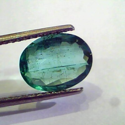 3.00 Ct Untreated Natural Zambian Emerald Gemstone Panna