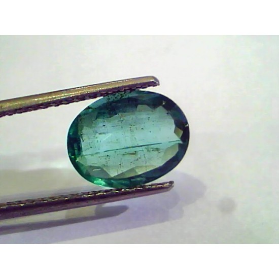 3.00 Ct Untreated Natural Zambian Emerald Gemstone Panna
