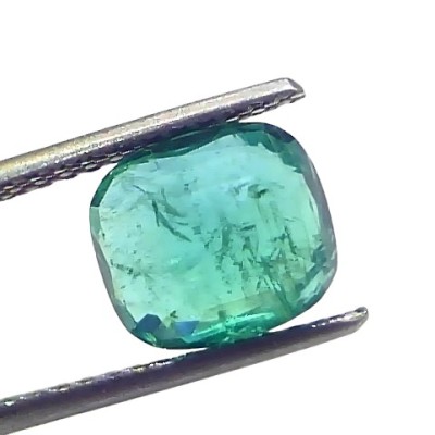 2.99 Ct GII Certified Untreated Natural Zambian Emerald Panna AAA 2.99 Ct GII Certified Untreated Natural Zambian Emerald Panna AAA