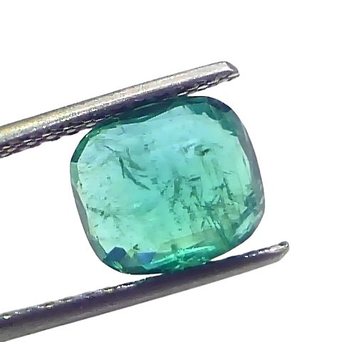 2.99 Ct GII Certified Untreated Natural Zambian Emerald Panna AAA 2.99 Ct GII Certified Untreated Natural Zambian Emerald Panna AAA