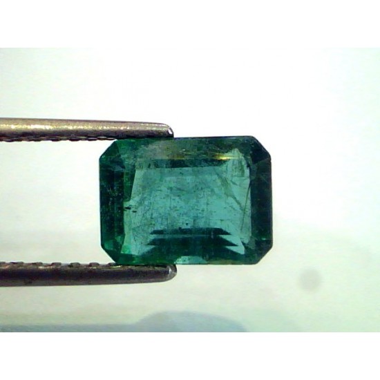 3 Ct Unheated Untreated Natural Zambian Emerald Gemstone AAA