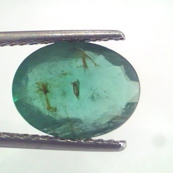3.02 Ct Untreated Natural Zambian Emerald Gemstone Panna Gems