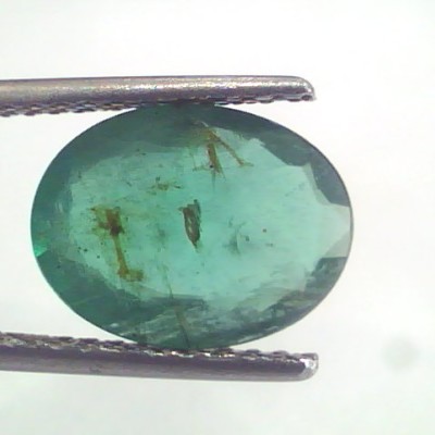 3.02 Ct Untreated Natural Zambian Emerald Gemstone Panna Gems