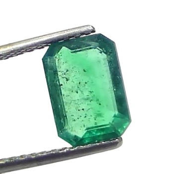 3.00 Ct GII Certified Untreated Natural Zambian Emerald Panna AAA 3.00 Ct GII Certified Untreated Natural Zambian Emerald Panna AAA