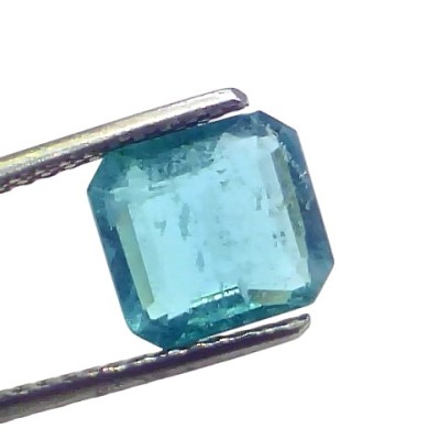 3.00 Ct Certified Untreated Natural Zambian Emerald Gemstone Panna AAA 3.00 Ct Certified Untreated Natural Zambian Emerald Gemstone Panna AAA