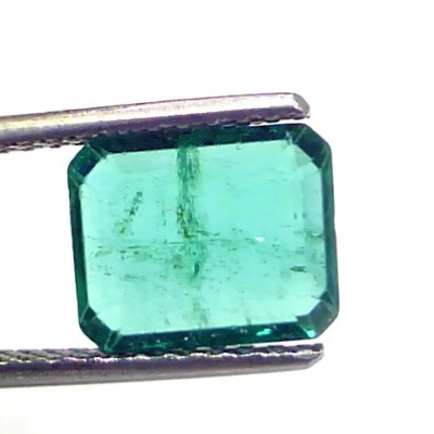 3.00 Ct GII Certified Untreated Natural Zambian Emerald Gems AAAA