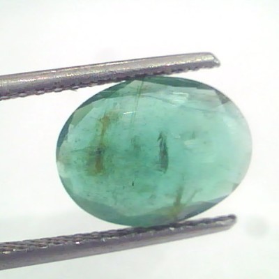 3.02 Ct Untreated Natural Zambian Emerald Gemstone Panna Gems