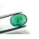 3.01 Ct IGI Certified Untreated Natural Zambian Emerald Gemstone