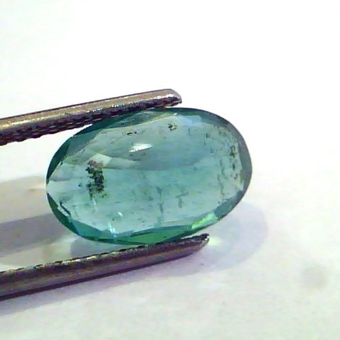 3.01 Ct Untreated Natural Zambian Emerald Gemstone Panna stone