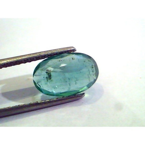 3.01 Ct Untreated Natural Zambian Emerald Gemstone Panna stone