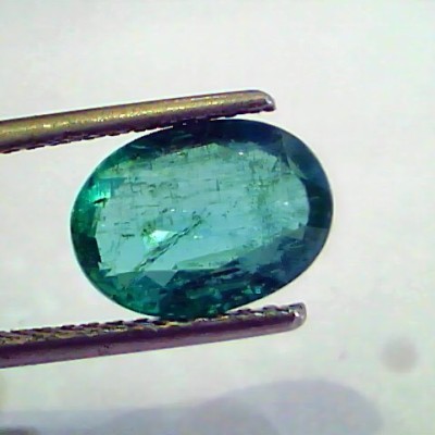 3.02 Ct Untreated Natural Zambian Emerald Gemstone Panna