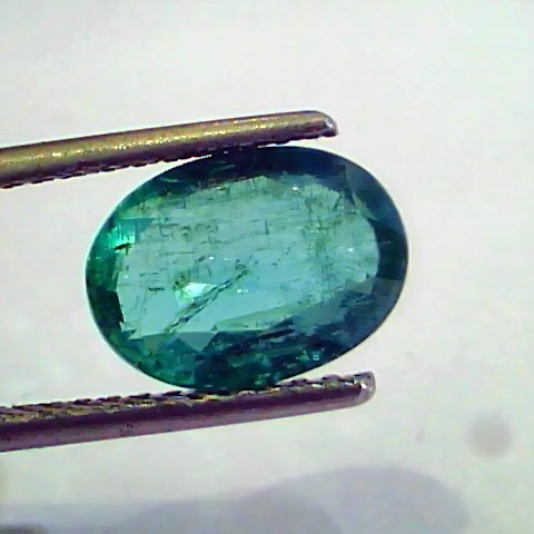 3.02 Ct Untreated Natural Zambian Emerald Gemstone Panna
