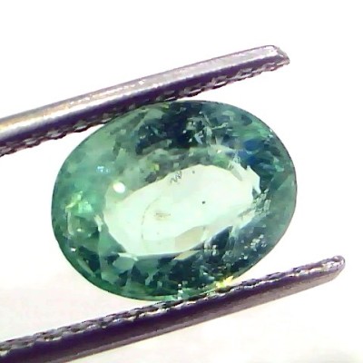 3.02 Ct GII Certified Untreated Natural Colombian Emerald Panna Gems