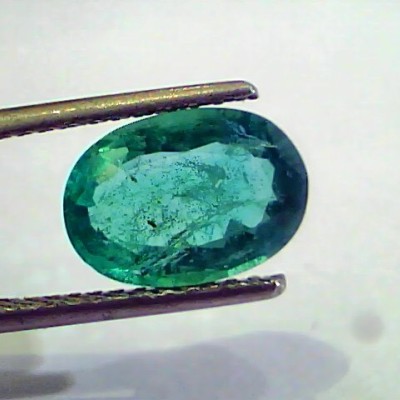3.04 Ct Untreated Natural Zambian Emerald Gemstone Panna
