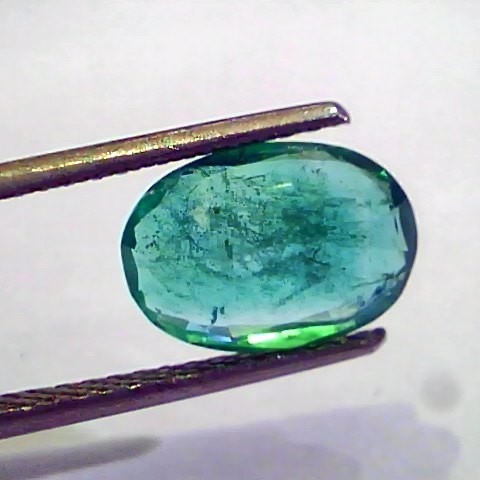 3.04 Ct Untreated Natural Zambian Emerald Gemstone Panna