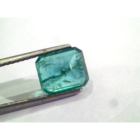 3.10 Ct Untreated Natural Zambian Emerald Gemstone Panna AAA