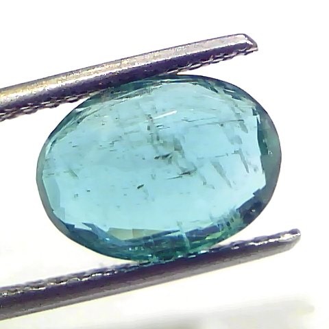 3.04 Ct GII Certified Untreated Natural Zambian Emerald Gemstones