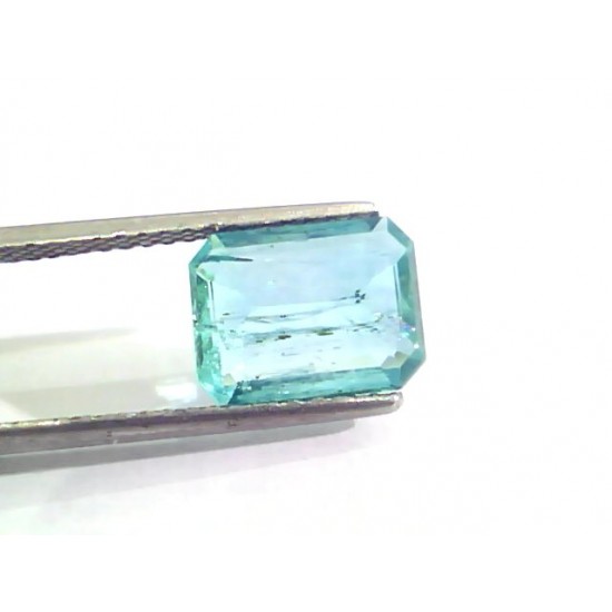 3.04 Ct Untreated Natural Zambian Emerald Gemstone Panna AAA++