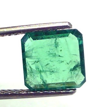 3.05 Ct GII Certified Untreated Natural Zambian Emerald Gems AAA