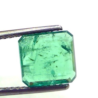 3.05 Ct GII Certified Untreated Natural Zambian Emerald Gems AAA