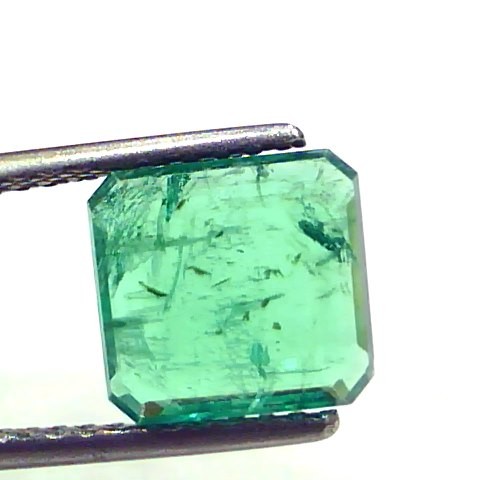 3.05 Ct GII Certified Untreated Natural Zambian Emerald Gems AAA