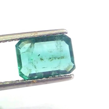3.07 Ct Untreated Natural Zambian Emerald Gemstone Panna AAAAA
