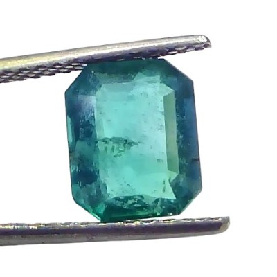 3.09 Ct GII Certified Untreated Natural Zambian Emerald Panna AAA 3.09 Ct GII Certified Untreated Natural Zambian Emerald Panna AAA