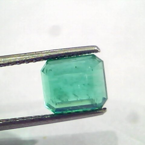 3.13 Ct Untreated Natural Zambian Emerald Gemstone Panna AAAAA