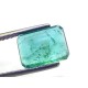 3.13 Ct GII Certified Untreated Natural Zambian Emerald Gemstones