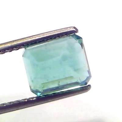 3.15 Ct GII Certified Untreated Natural Zambian Emerald Gemstone AAAAA