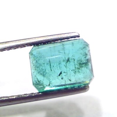 3.15 Ct GII Certified Untreated Natural Zambian Emerald Gems AAAAA