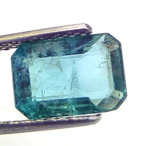 3.17 Ct GII Certified Untreated Natural Zambian Emerald Gemstones