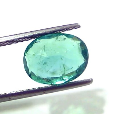 3.17 Ct IGI Certified Untreated Natural Zambian Emerald Gems AAA