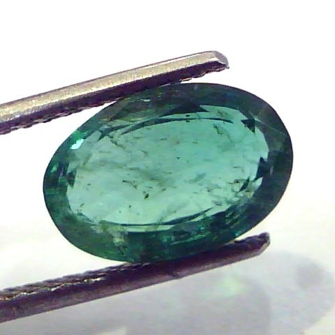 3.20 Ct Untreated Unheated Natural Zambian Emerald Gemstone AA