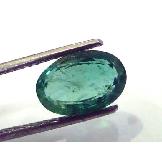 3.20 Ct Untreated Unheated Natural Zambian Emerald Gemstone AA