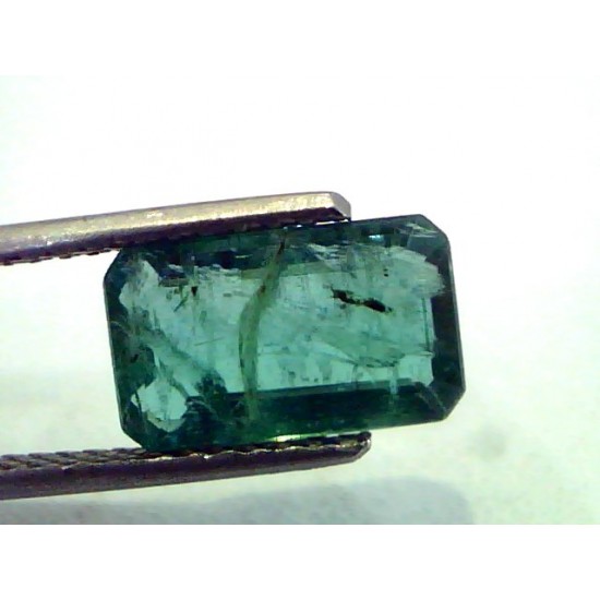 3.16 Ct Unheated Untreated Natural Zambian Emerald Gemstone