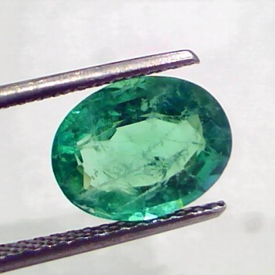 3.20 Ct GII Certified Untreated Natural Zambian Emerald Gems AA
