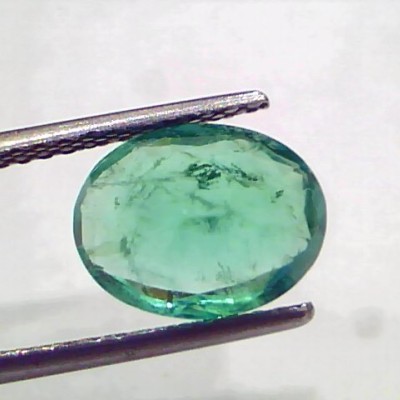 3.20 Ct GII Certified Untreated Natural Zambian Emerald Gems AA