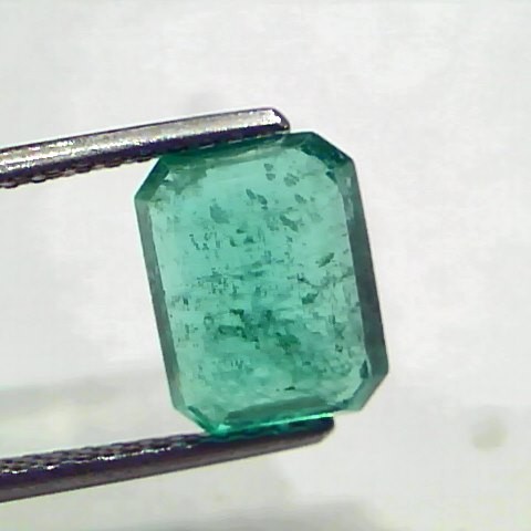 3.24 Ct GII Certified Untreated Natural Zambian Emerald Gemstone